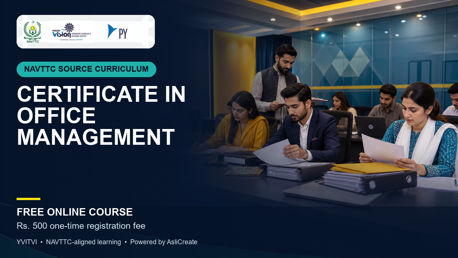 Certificate in Office Management